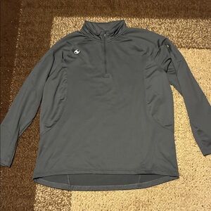 Champion Men's Gray Zip-Up Sweater